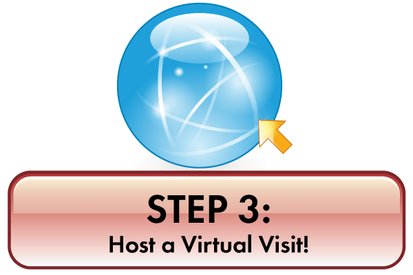 step three Host your Virtual Visit