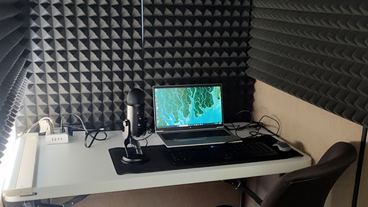 recording studio at the Huron Public Library