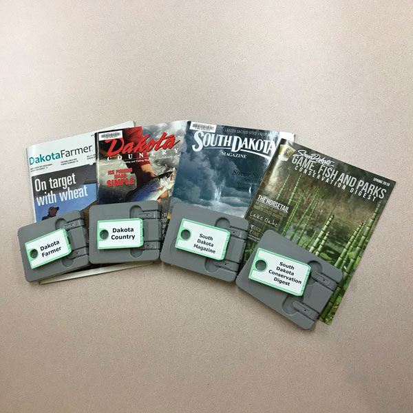 magazines and corresponding cartridge for ALS digital players.