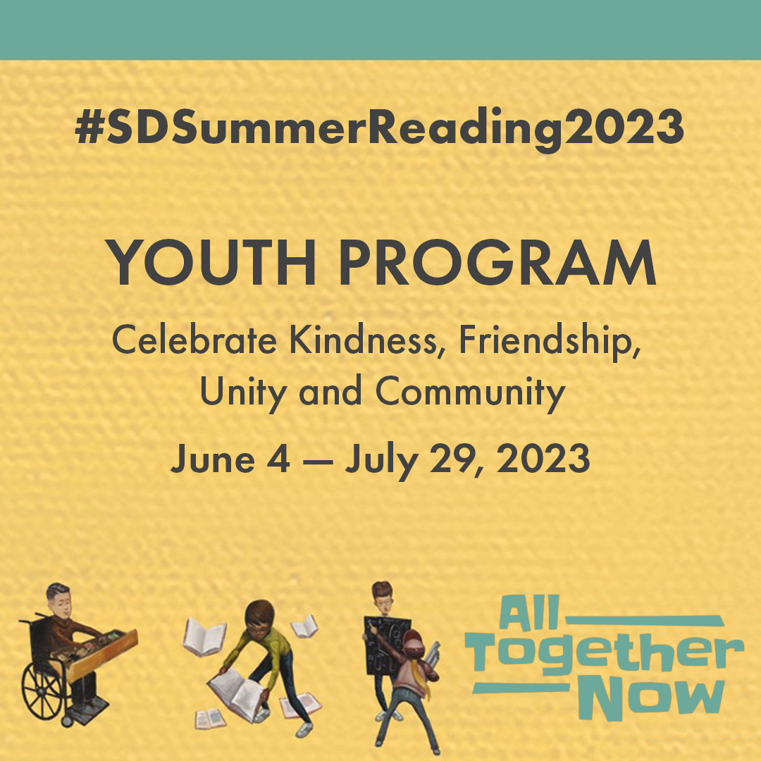 South Dakota Summer Reading 2023 youth program June 4 through july 29