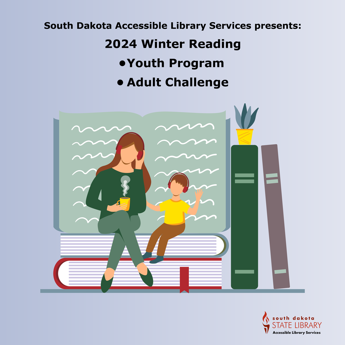 south dakota accessible library services presents 2024 winter reading adult challenge