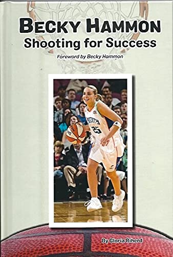 becky hammon shooting for success book cover. photo of girl playing basketball