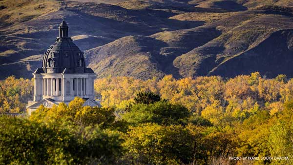 photo by travel south dakota - capitol building in autumn
