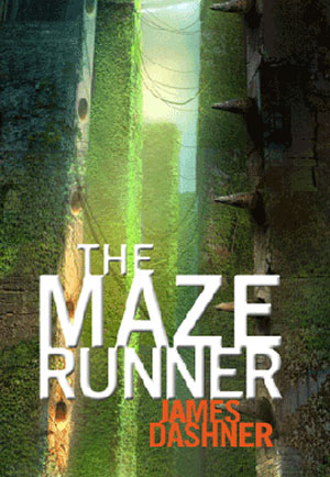 book cover of maze runner by james dashner. 