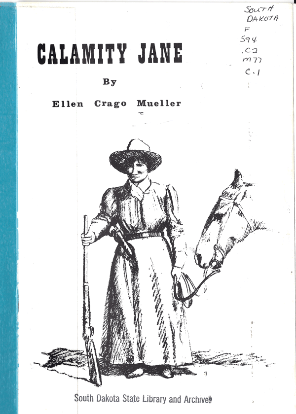 book cover features sketch of woman with guns and horse. 
