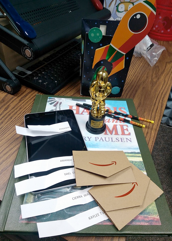 winning prizes include amazon gift cards and android tablet