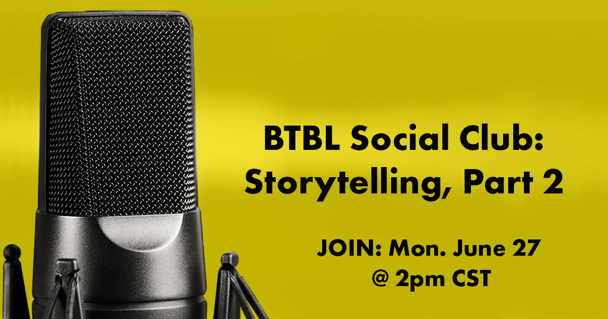 South Dakota Braille and Talking Book social club storytelling part 1 with Ryan Knighton and Ron McCallum. Monday May 23 at 2pm CST