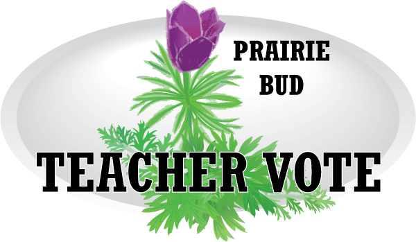 prairie bud teacher vote button