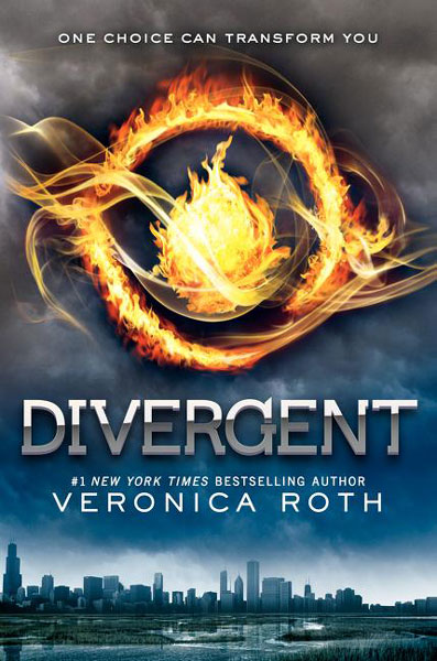 book cover of Divergent