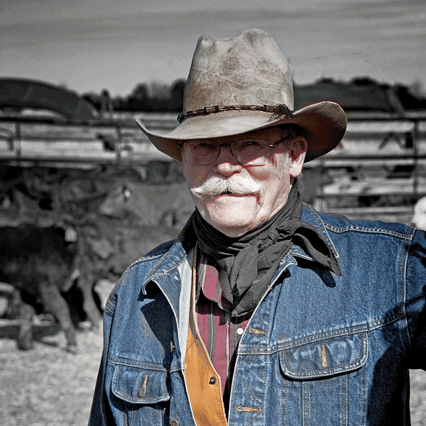 Cowboy poet slim mcnaught by ken jenkins photography